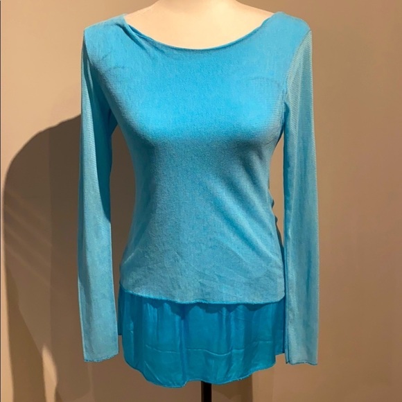 🌸Lola Blue Tunic long sleeves - Picture 1 of 6